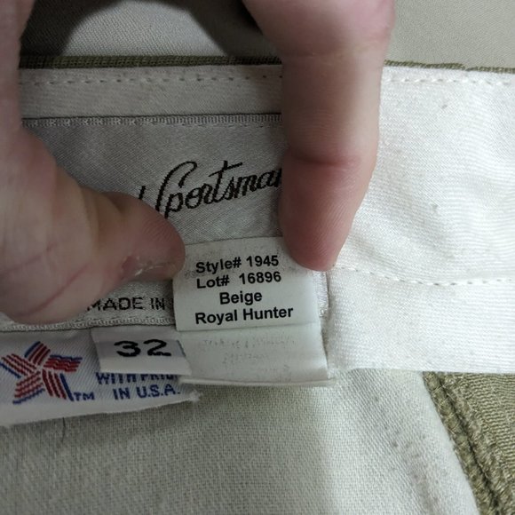 Worn once! Tailored Sportsman side-zip show breeches, sz 32 $14 - Picture 4 of 6